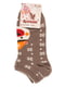 Шкарпетки кавового кольору з малюнком | 4079413