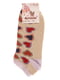 Носки песочного цвета с рисунком | 4079446