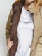 Куртка бежево-коричневая двусторонняя | 4327088 | фото 5