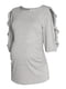 Блуза сіра для вагітних | 4406401