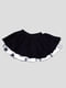 Юбка черная с цветочным принтом | 1726939 | фото 2