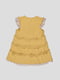 Сарафан желтый с принтом и вышивкой | 4396637 | фото 2