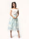 Сукня молочно-блакитного кольору | 4418801 | фото 5