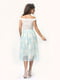 Сукня молочно-блакитного кольору | 4418801 | фото 6