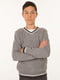 Пуловер серый | 4420012 | фото 3