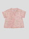 Блуза рожева з квітковим принтом | 4396580 | фото 2