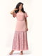 Платье розовое с цветочным принтом | 4429035 | фото 2
