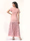 Платье розовое с цветочным принтом | 4429035 | фото 5