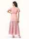 Платье розовое с цветочным принтом | 4429035 | фото 6