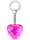 Брелок в виде бриллиантового сердца — розовый | 4464755 | фото 2