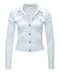 Куртка белая джинсовая | 3501861 | фото 4