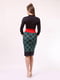 Сукня триколірна з малюнком | 4469436 | фото 3