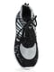 Кроссовки черно-белые | 4463232 | фото 5