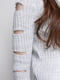 Пуловер светло-серый | 4480710 | фото 4