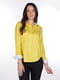 Рубашка желтая в принт | 4138133 | фото 2