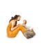 Фигурка декоративная «Мать с ребенком» (20 см) | 4493282