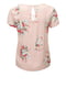 Блуза персикового кольору в квітковий принт | 4511042 | фото 2