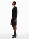 Платье черное кружевное с вышивкой | 4524335 | фото 6
