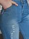 Капри синие джинсовые | 4531705 | фото 6