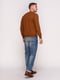 Пуловер коричневий | 4532491 | фото 3
