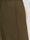 Штани кольору хакі з контрастними смужками | 4522358 | фото 4