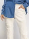 Капри молочного цвета джинсовые | 4507370 | фото 4
