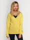 Пуловер желтый | 4567063
