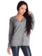 Пуловер цвета серый меланж | 4579685 | фото 5