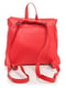 Рюкзак с молнией и кисточкой, красного цвета | 4577628 | фото 3