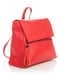 Рюкзак с молнией и кисточкой, красного цвета | 4577628 | фото 4