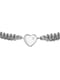 Браслет плетеный с серебряным украшением «Сердце малое» | 4588897 | фото 2