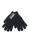 Перчатки черные с начесом | 4596159