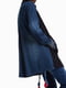 Пальто темно-синее с вышивкой | 4588043 | фото 3