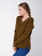 Пуловер цвета хаки | 4519951 | фото 2