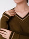 Пуловер цвета хаки | 4519951 | фото 4