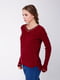 Пуловер бордовий | 4519952 | фото 2