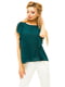 Блуза темно-зелена | 4615675
