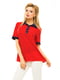 Блуза красная в горошек | 4615704