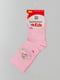 Шкарпетки рожеві з малюнком | 4604378