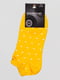 Шкарпетки жовті в горошок | 4590652