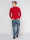 Джемпер-поло красный с вышивкой | 4622590 | фото 3