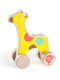Развивающая игрушка из дерева каталка «Жираф» | 4635197
