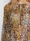 Блуза анималистической расцветки | 4590560 | фото 4