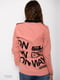 Куртка персикового цвета с принтом | 4641094 | фото 3