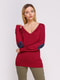 Пуловер бордовий | 4626784