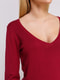 Пуловер бордовый | 4626784 | фото 4