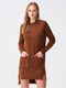 Туника-платье коричневая | 4686051