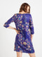 Сукня темно-фіолетова в квітковий принт | 4690812 | фото 4
