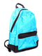 Рюкзак блакитний з принтом | 4680084 | фото 2