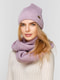 Комплект: шапка на флісі і шарф-снуд | 4699361